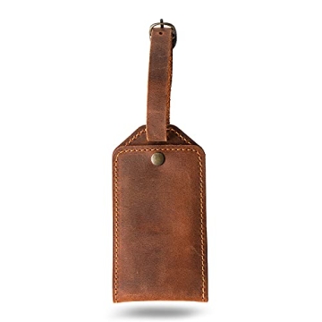 Personalized Leather Luggage Tags for Stylish Travelers
