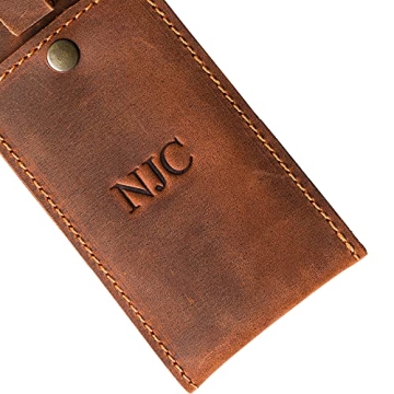 Personalized Leather Luggage Tags for Stylish Travelers