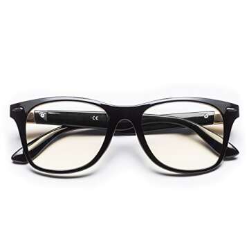 Prospek Blue Light Glasses I Computer Eyeglasses for Men I Blue Light Blocking with Clear Lens I Ant...