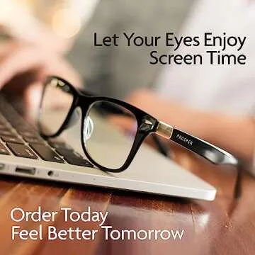Prospek Blue Light Glasses I Computer Eyeglasses for Men I Blue Light Blocking with Clear Lens I Anti Eyestrain