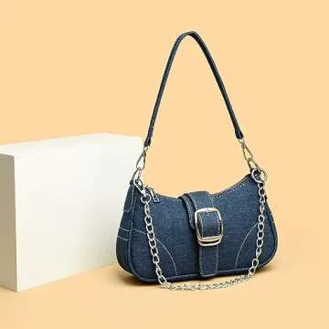 SAJOSE Small Quilted Crossbody Bag, Trendy Designer Mini Shoulder Bag, Phone Wallet Purse for Women (0211-dark blue)