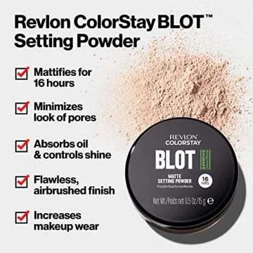 Revlon ColorStay Blot Makeup Setting Powder for All Skin Types