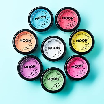 Moon Glow UV Pigment Set for Nail Art and Body Painting
