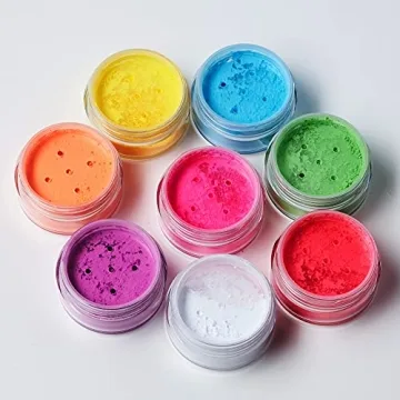Moon Glow UV Pigment Set for Nail Art and Body Painting