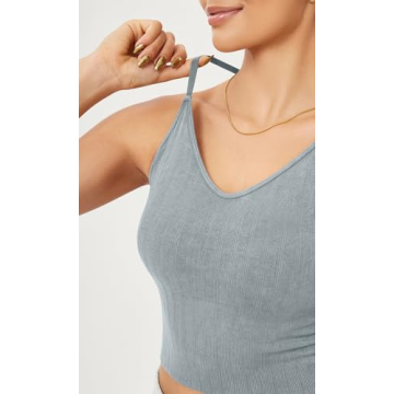 ODODOS Seamless Padded Sports Bra Women Comfort Style