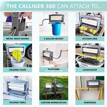 Calliger Heavy Duty Clothes Wringer for Towel & Laundries