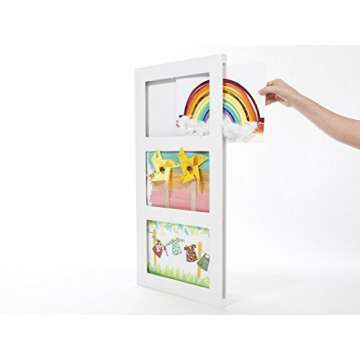 Articulate Gallery Triple Children's Artwork Frame, Fits Three 9 x 12’’ artwork, an award-winnin...