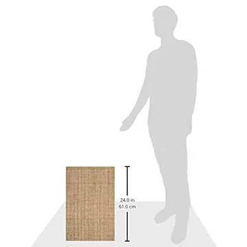 SAFAVIEH Natural Fiber Collection Accent Rug Rectangle - 2' x 3', Natural, Handmade Farmhouse Jute, ...