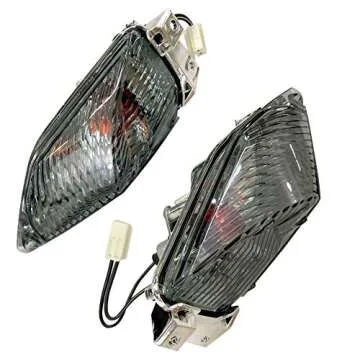 ZXMOTO Clean Rear Turn Signal Indicator Light for Suzuki GSXR 1000 K9 2009 2010 2011 2012 2013 2014 2015 2016, GSXR 600 GSXR 750 K11 2011-2019, Smoked Lenses