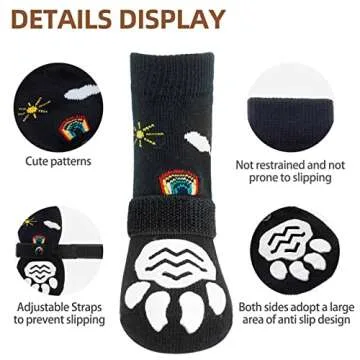 Reliable Non Slip Dog Socks for Safe, Comfortable Walking