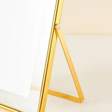 Calculs Gold Sign Holder Floating Frame for Events