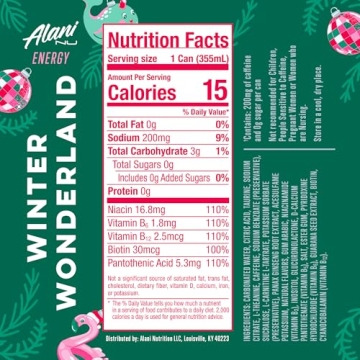 Alani Nu Winter Wonderland Energy Drink with 200mg Caffeine
