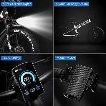 OPEAK Electric Bike for Adults - High-Speed Folding E-Bike