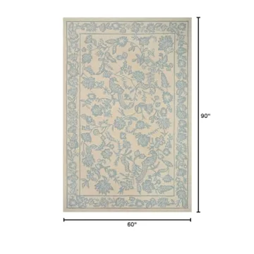 Loloi Arboretum Periwinkle Handcrafted Wool Rug