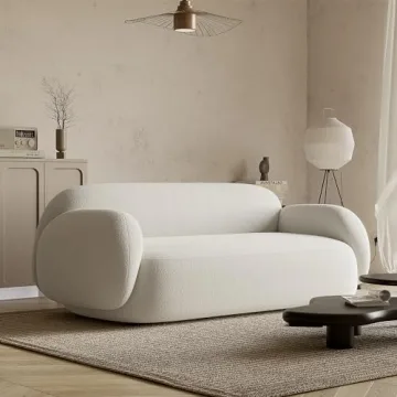 Acanva Modern Minimalist Sofa for Cozy Living Spaces
