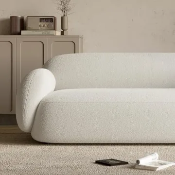 Acanva Modern Minimalist Sofa for Cozy Living Spaces