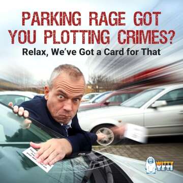 Super Hilarious, Crude Bad Parking Cards 50 Pack. Prank Idiot Parkers and Get the Satisfaction of Re...