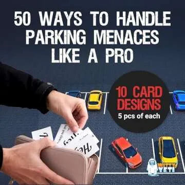 Super Hilarious, Crude Bad Parking Cards 50 Pack. Prank Idiot Parkers and Get the Satisfaction of Revenge With Funny NSFW Novelty Notices. Gag Note Cards Make Great Xmas Stocking Stuffers for Ages 18+