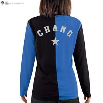 Cinereplicas - Triwizard T-Shirt Harry Potter - Gryffindor/Slytherin/Ravenclaw/Hufflepuff - XS/S/M/L/XL - Official License (US, Alpha, Small, Regular, Regular, Blue)