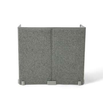 Under Desk Foot Warmer - Silent and Energy Efficient - Personal Space Heater for Office and Home - With Thermostat and Timer