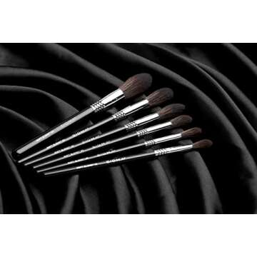 SIGMA Beauty Soft Blend Makeup Brush Set – Set of 6 Makeup Brushes for Applying and Blending, 6 Soft-Blend Brushes for Eyeshadow, Concealer, Highlighters, Powders, Contours, and Blushes (6 pcs)