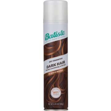 Batiste Dry Shampoo for Dark Hair: Refresh & Absorb Oil Anytime, 6.35 OZ