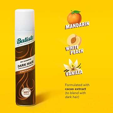 Batiste Dry Shampoo for Dark Hair, Refresh Hair Anytime
