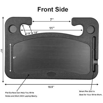 Steering Wheel Tray for Food,Car Table Kids Travel Tray,Car Desk Seat Trays for Eating,Cars Must Hav...