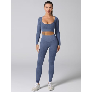 ABOCIW Women's Seamless Workout Set - Stylish and Comfy