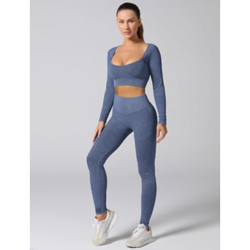 ABOCIW Women's Seamless Workout Set - Stylish and Comfy
