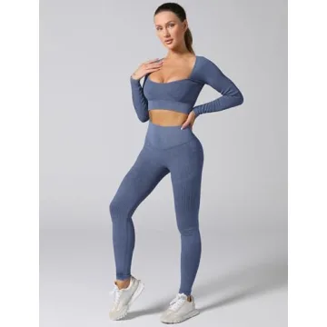 ABOCIW Women's Seamless Workout Set - Stylish and Comfy