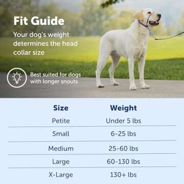 PetSafe Gentle Leader No-Pull Dog Headcollar - The Ultimate Solution to Pulling - Redirects Your Dog's Pulling for Easier Walks - Helps You Regain Control - Large, Silver