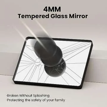 JISOSO Black Bathroom Mirror, 24x32 Inch Thick Rectangle Metal Framed Wall Mirror, Modern Round Corner Bathroom Vanity Mirror for Over Sink, Bedroom, Living Room, Entryway