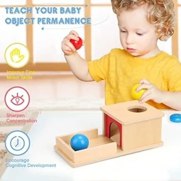 Montessori Object Permanence Box - Engaging Baby Toy for Learning