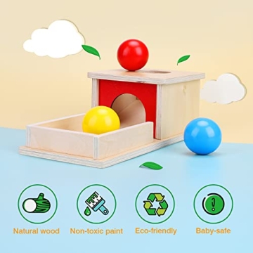 Montessori Object Permanence Box - Engaging Baby Toy for Learning