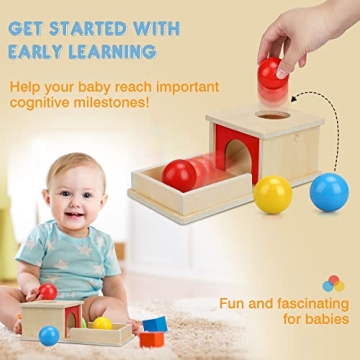 Montessori Object Permanence Box - Engaging Baby Toy for Learning