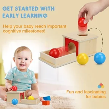 Montessori Object Permanence Box - Engaging Baby Toy for Learning