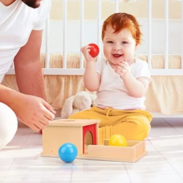 Montessori Object Permanence Box - Engaging Baby Toy for Learning