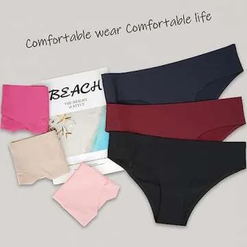 OJCNBV Seamless Underwear for Women Comfort No Show Panties