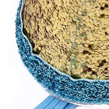 Stock Show Pet Cute Birthday Party Cone Hat and Bow tie Collar Set with Adjustable Headband and Pom-poms Topper for Small Medium Dogs Cats Pets, Blue