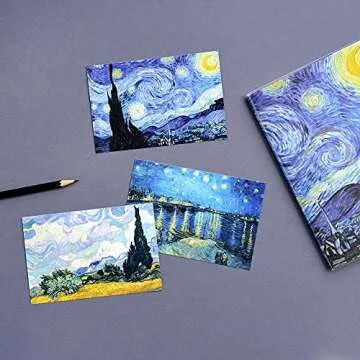 Monolike Art Gogh & Monet Postcard Collection 24 Pack