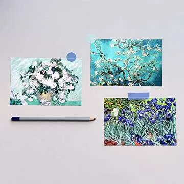 Monolike Art Gogh & Monet Postcard Collection 24 Pack