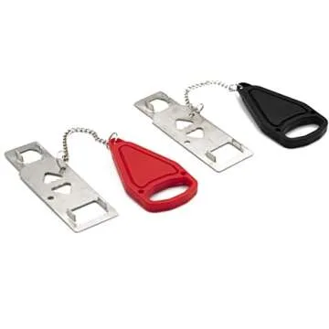 Portable Door Lock for Added Security & Safety - 2 Pack