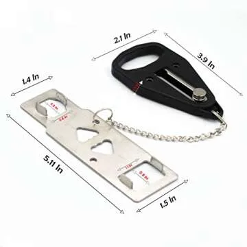 Portable Door Lock for Travelers, Homeowners, & Renters