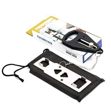Portable Door Lock for Travelers, Homeowners, & Renters