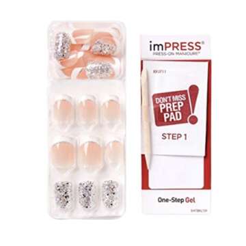 Kiss imPress Press-On French Manicure Nails # 56886 Rock it Ultra-Fit