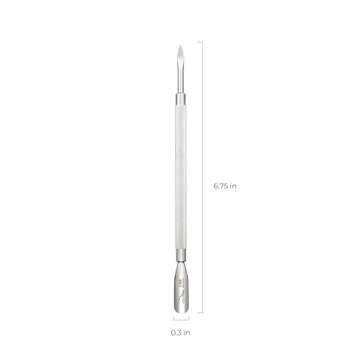 NGHIA Pusher - S-506 (Stainless Steel) | Double–Ended Nail Cleaner and Spoon Pusher | Premium Qual...