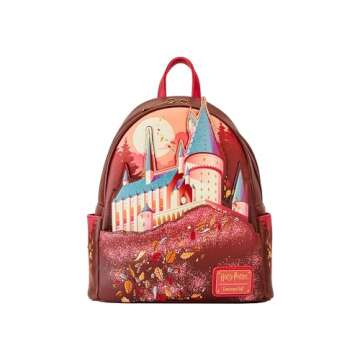 Loungefly Harry Potter Hogwarts Fall Mini Backpack | Harry Potter Backpacks Standard