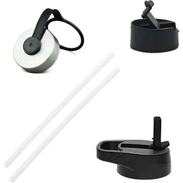 IRON °FLASK Camping & Hiking Hydration Flask with 3 Lids - Stainless Steel, Double Walled & Vacuum Insulated Water Bottle - Leak Proof & BPA Free (Bubble Gum, Straw - 14 oz)