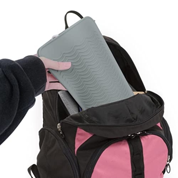 Silicone Heat Resistant Mat Pouch for Hair Styling Tools